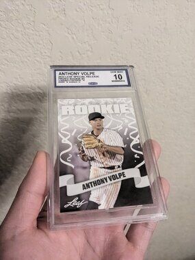2022 Leaf Special Release Prized Rookie - Anthony Volpe #3 - CCG 10 GEM MINT